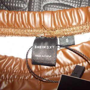 Brown Leather Leggings